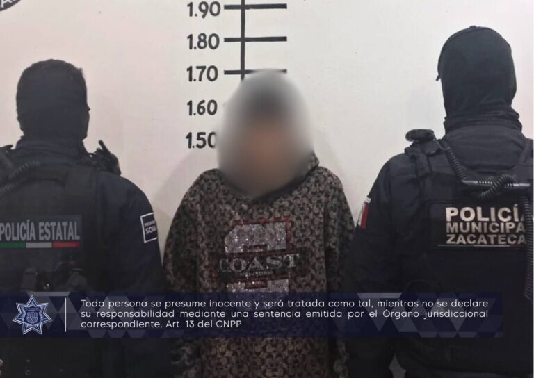Detienen a joven con 90 sobres de probable droga en capital