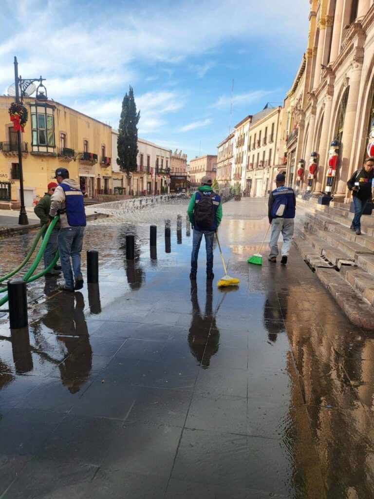 Empiezan acciones de limpieza en la capital