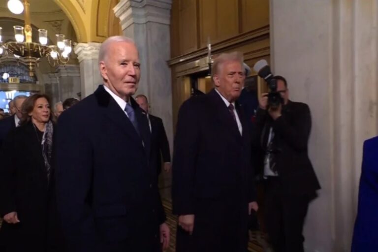 Inicia ceremonia de investidura de Trump en Capitolio