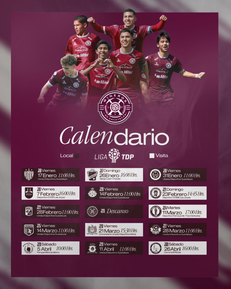 Mineros regresa el 17 de enero en Liga TDP