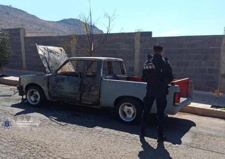 Aseguran camioneta desvalijada y con el VIN alterado
