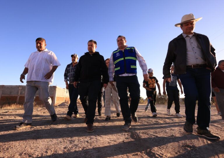Inauguran obras de infraestructura en comunidad Francisco I. Madero