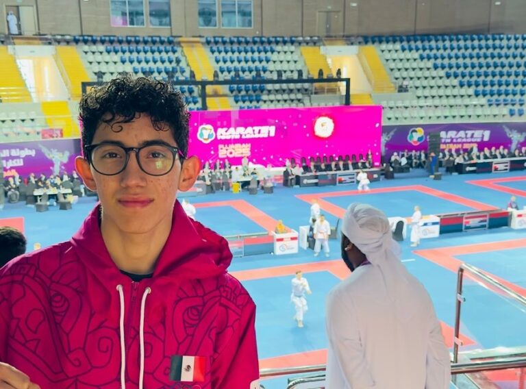 Ricardo Escalera en la Liga Mundial de Karate