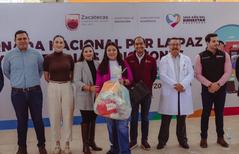 Arranca en Zacatecas la Jornada Nacional por la Paz y contra las Adicciones
