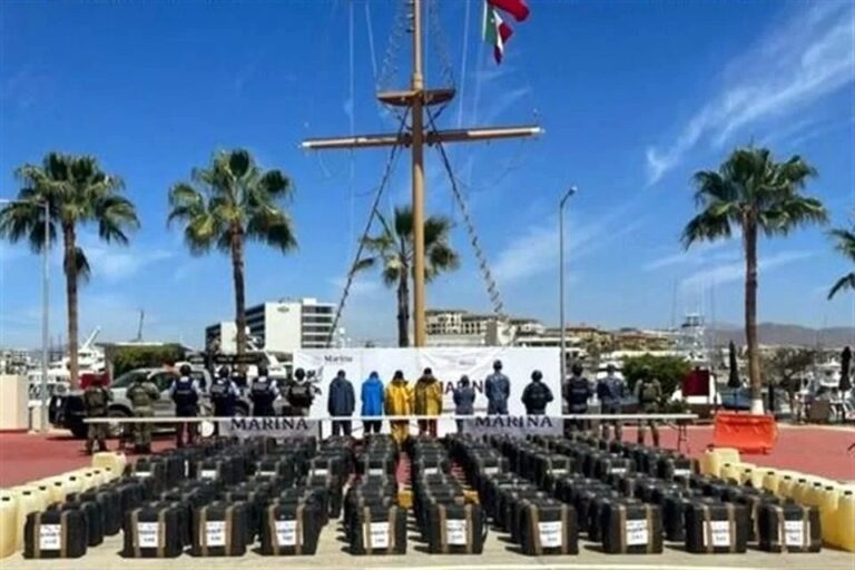 Asegura Marina 4.5 toneladas de cocaína en BCS