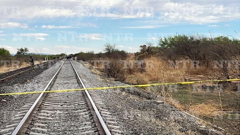 Localizan sin vida a hombre sobre vías del tren