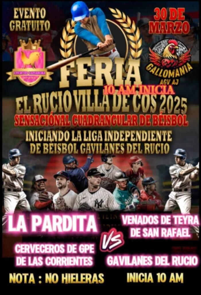 Cuadrangular de béisbol inaugura liga independiente