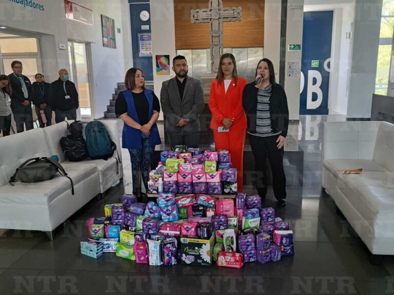 Donan toallas sanitarias para mujeres internas en el Cerereso