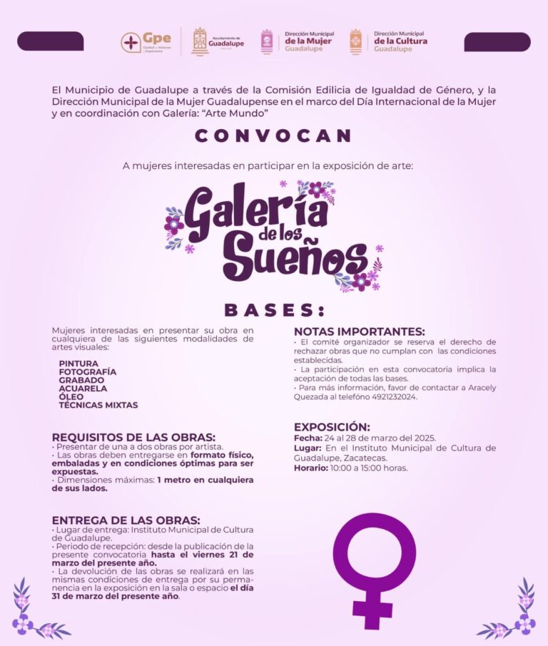 Lanzan convocatoria para exposición «Galería de los Sueños»