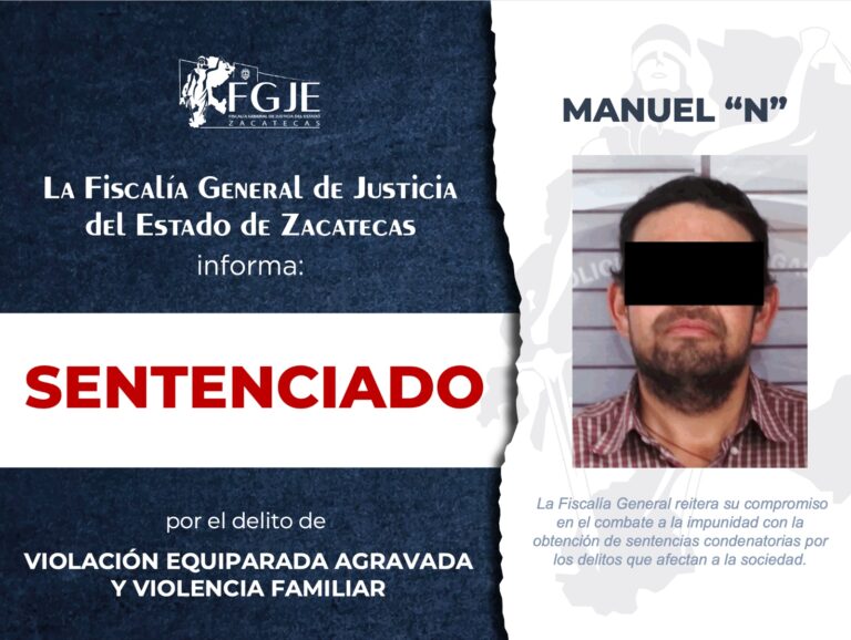 Sentencian a violador con 12 años de prisión