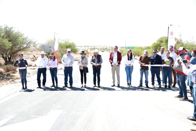 Entrega DMA obras en Miguel Auza; inversión de 11 mdp