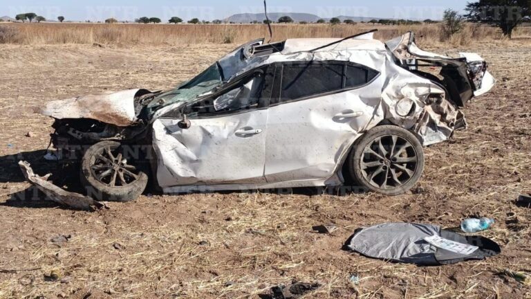 Accidente vehicular en la federal 44 deja un lesionado