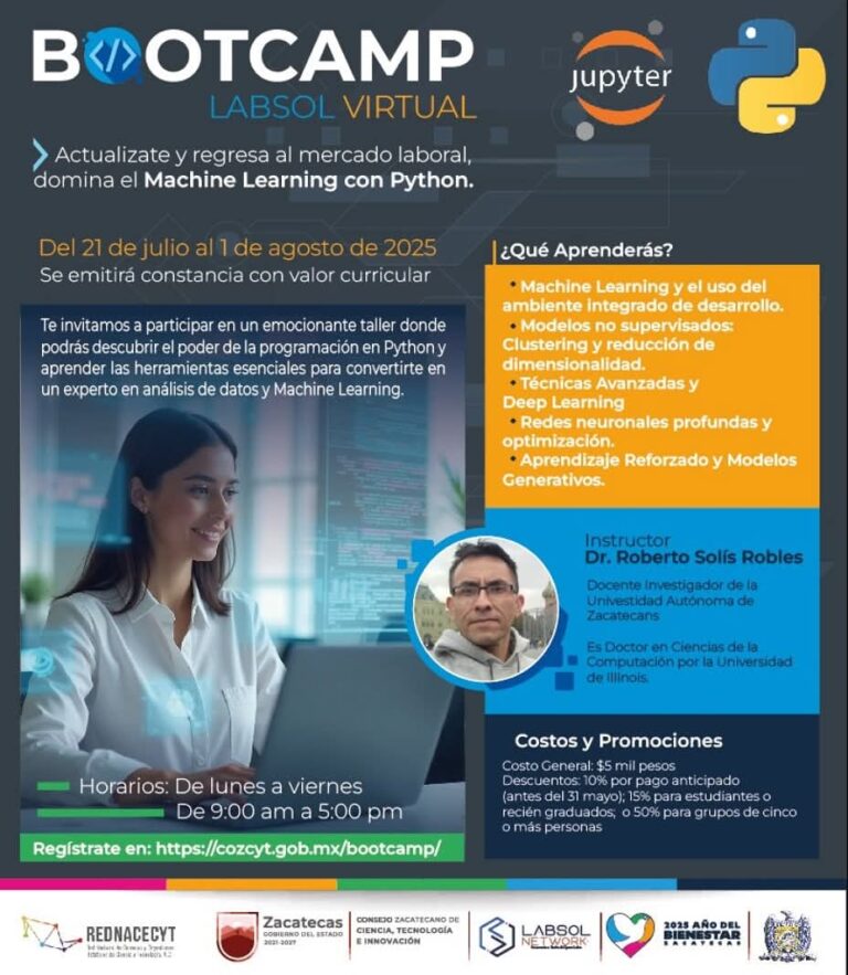 Organiza Cozcyt Bootcamp Virtual