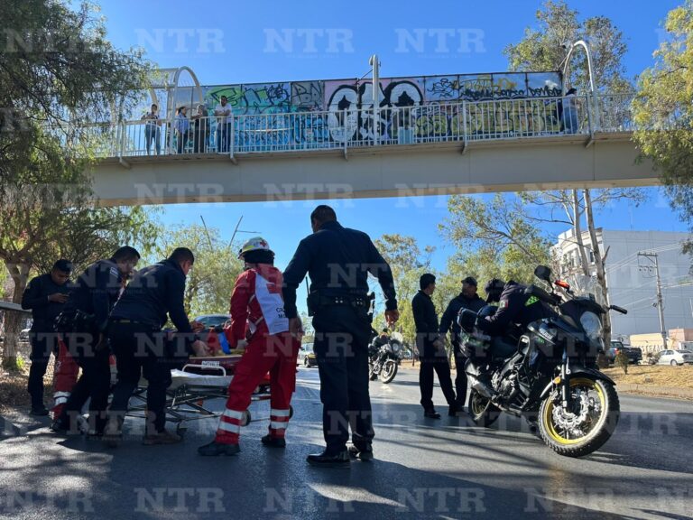 Accidentada mañana deja tres lesionados y congestionamiento vial
