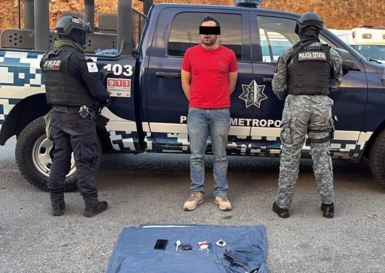 Lo detienen por narcomenudeo en Guadalupe