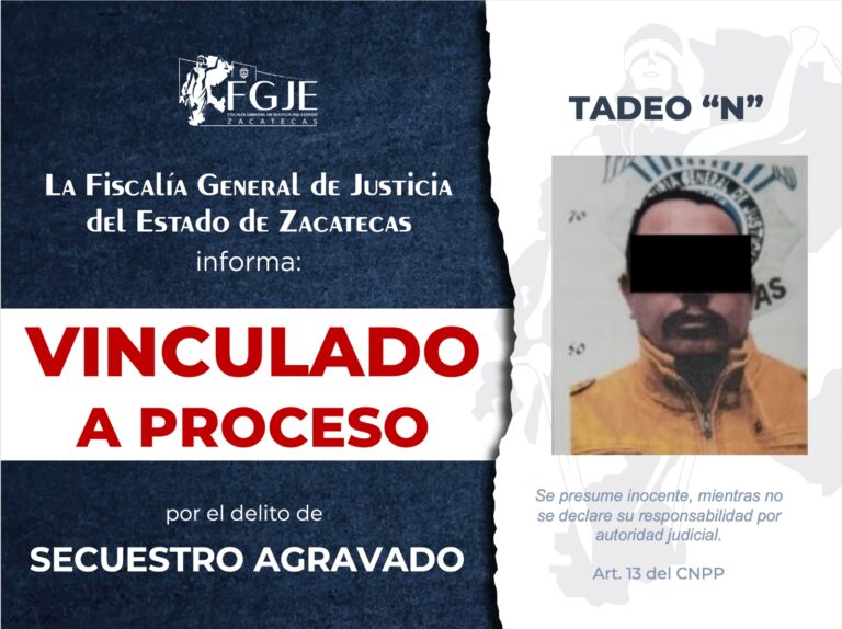Lo vinculan a proceso por secuestro agravado