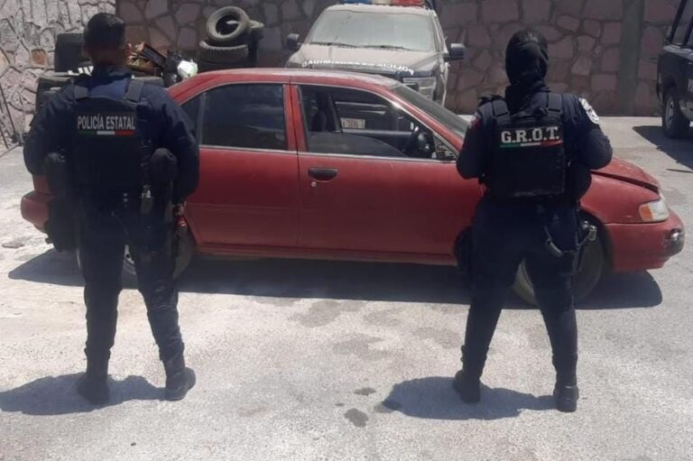 Recuperan vehículo con reporte de robo