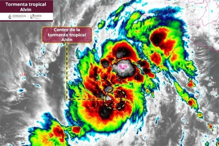 Se forma tormenta ‘Alvin’ en el Pacífico