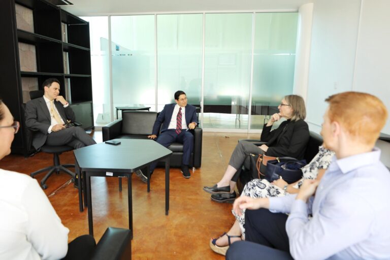 Visita Zacatecas delegación de Quebec, Canadá
