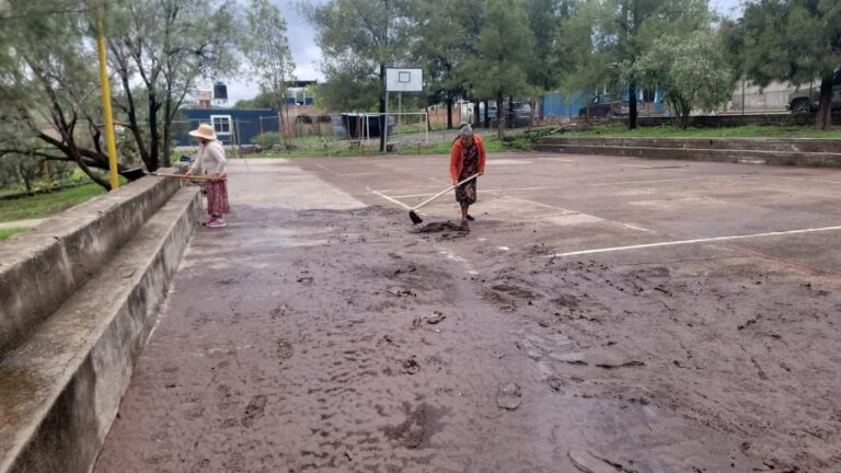 Queda cubierta de lodo secundaria de Tenayuca
