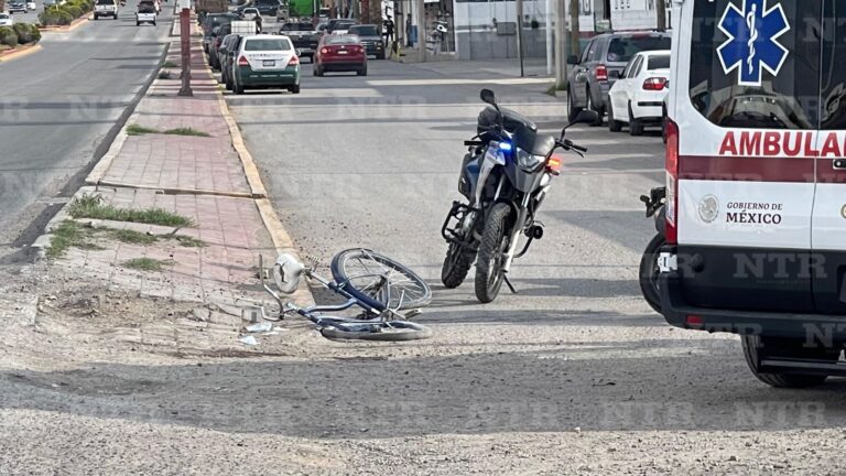 Atropellan a ciclista sobre el bulevar Varela Rico