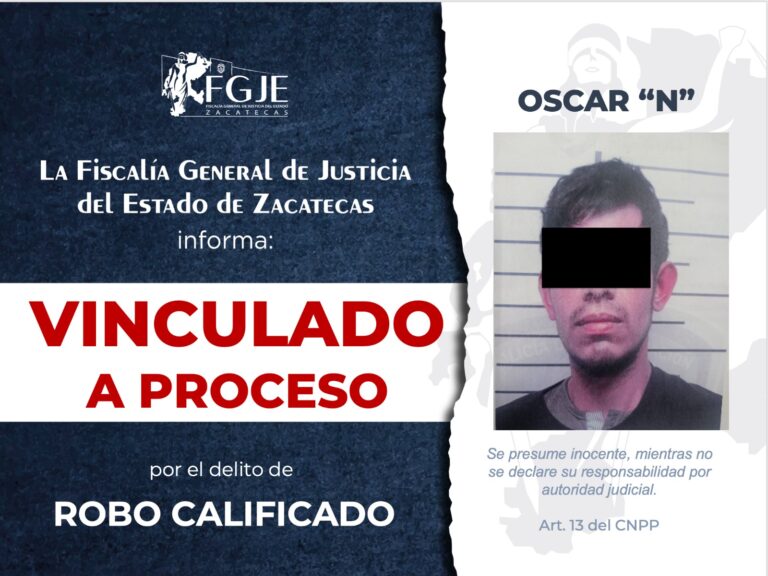 Lo vinculan por el delito de robo calificado