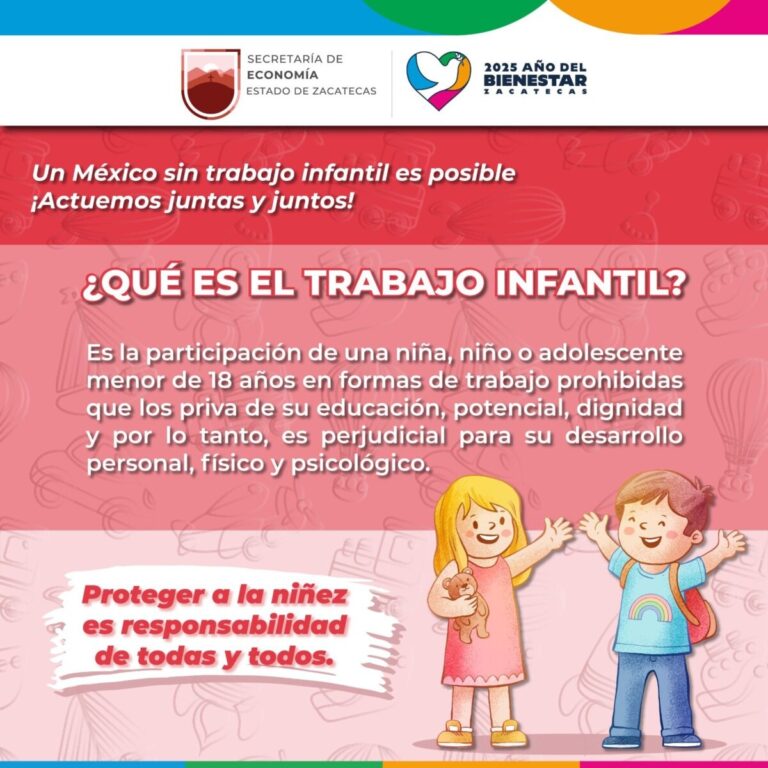 Realizan labores para la erradicación del trabajo infantil