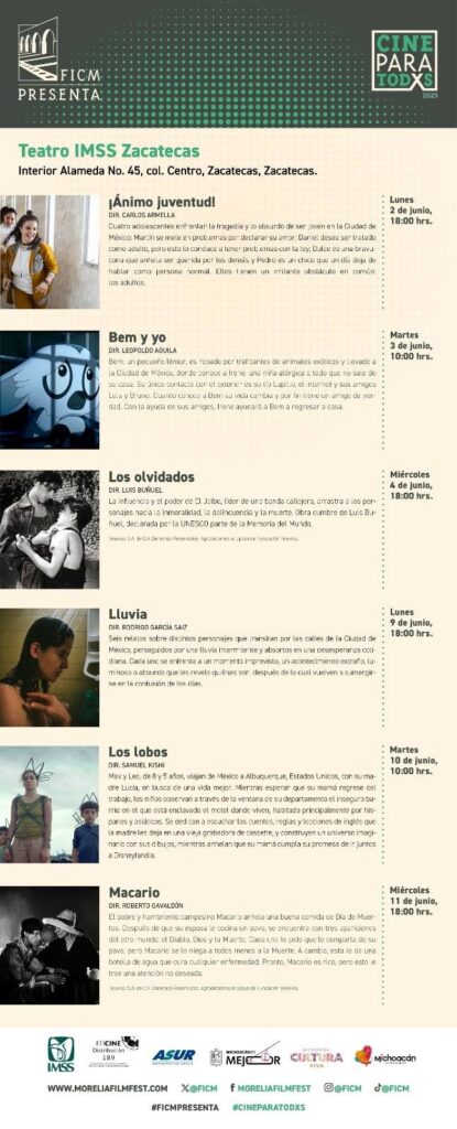 Llega a la capital Cine para Todxs 2025