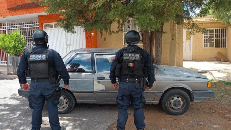 Aseguran vehículo robado en Guadalupe