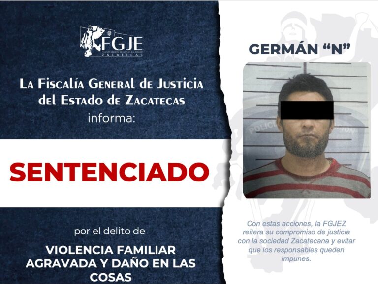 Dan sentencia por violencia familiar agravada