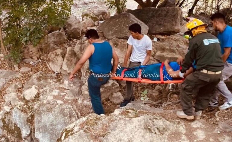 Cae estudiante de la cortina de la presa grande