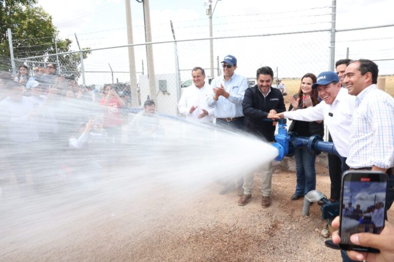 Inauguran pozo de agua potable en Tacoaleche