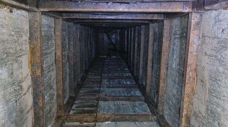 Localizan túnel que conecta a México con EU