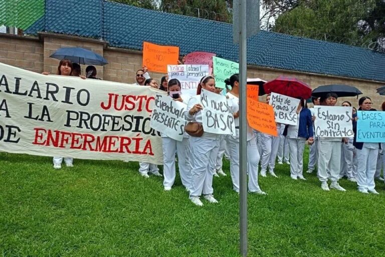 Marcan protestas por basificación gira de Sheinbaum