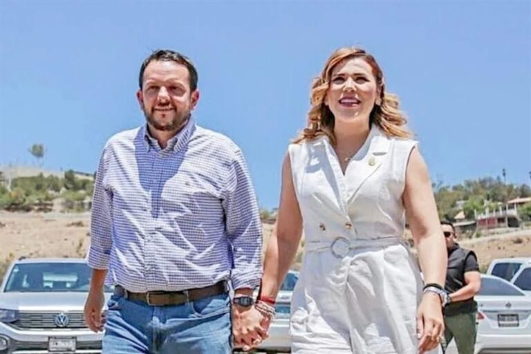 Tras indagatoria de EU, deja esposo de Marina cargo en BC