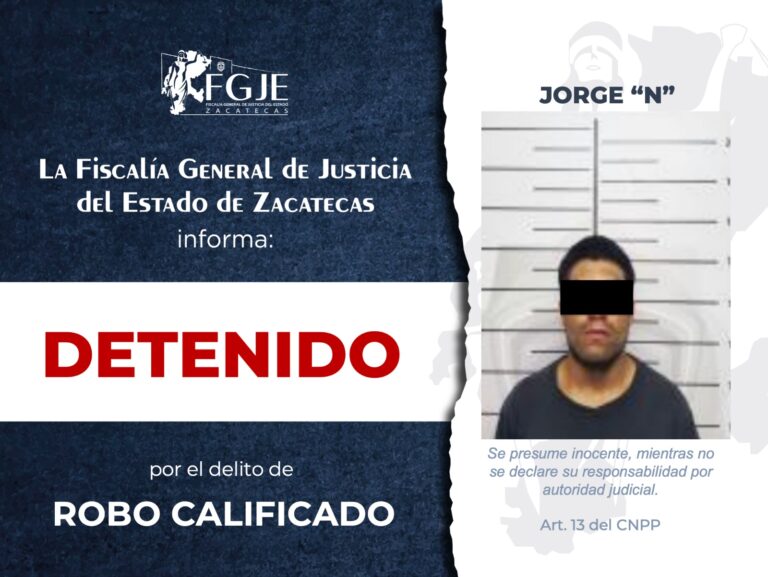 Cumplimenta FGJEZ cinco órdenes de aprehensión