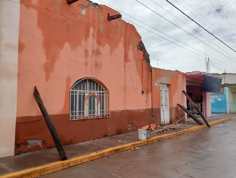 Cuatro fincas en Jalpa sufren colapsos parciales