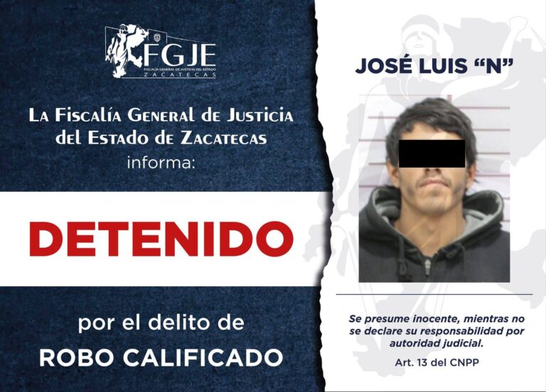 Cumplimenta FGJEZ seis órdenes de aprehensión