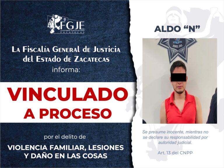 Dan vinculación a proceso por violencia familiar