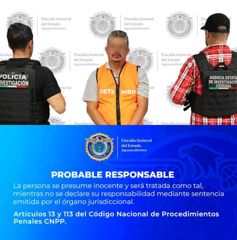 Detienen al «Coy», generador de violencia en Aguascalientes y Zacatecas