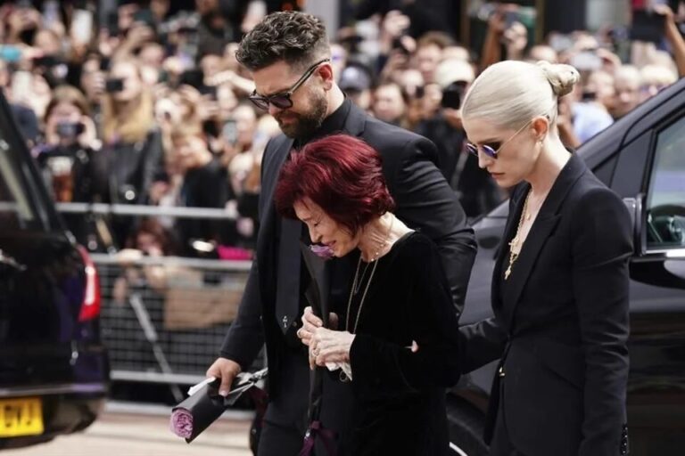 Entre lágrimas, Sharon despide a Ozzy Osbourne