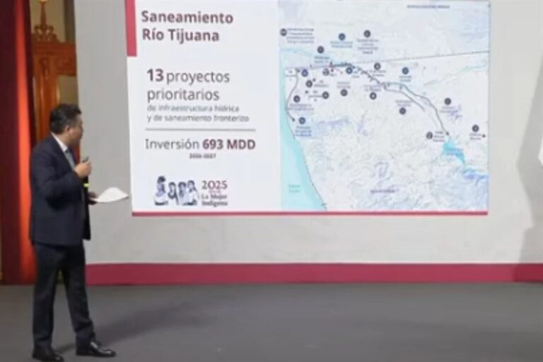 Invertirán EU y México 693 mdd en saneamiento de Río Tijuana