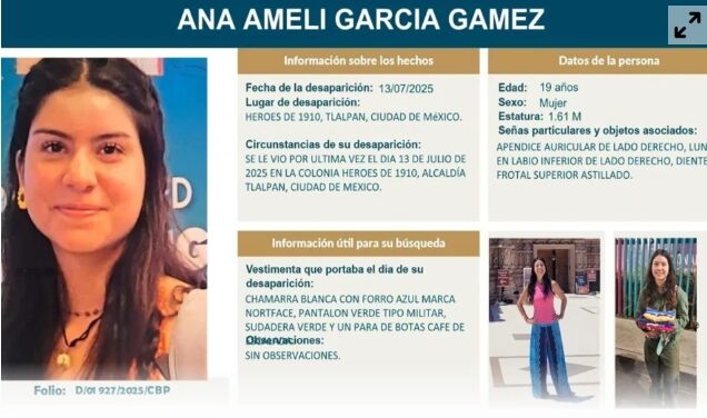 Piden ayuda de CSP por desaparecida en el Ajusco