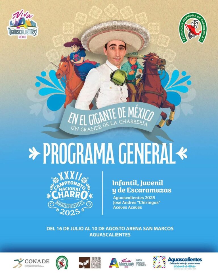 Representación zacatecana destacada en el 32º Campeonato Nacional Charro Infantil y Juvenil