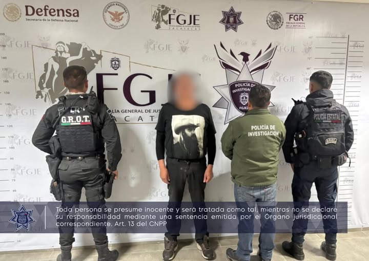 Aseguran a hombre en el centro por delitos de lesiones dolosas