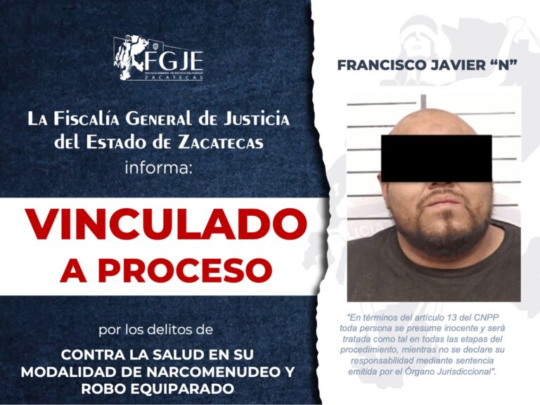 Vinculan a proceso a Francisco Javier «N» por narcomenudeo