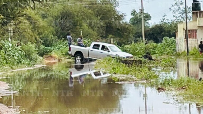 Intensa lluvia deja varios daños en Fresnillo