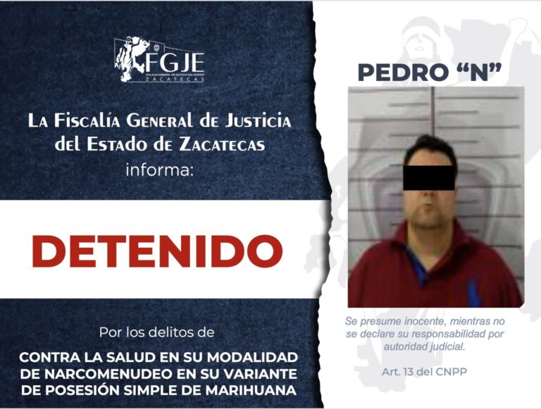 Cumplimenta FGJE cinco órdenes de aprehensión
