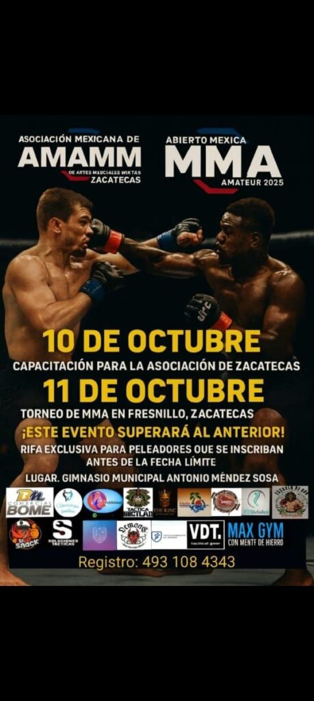 Listo el segundo Abierto de MMA
