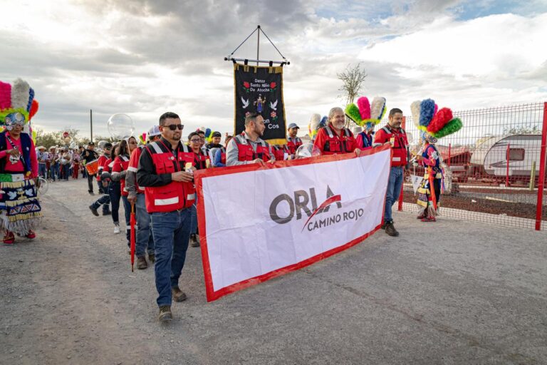 Orla Camino Rojo se une a las tradiciones de San Tiburcio